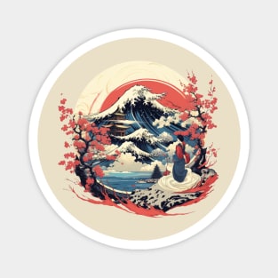 JAPANESE WOODBLOCK PRINT Magnet